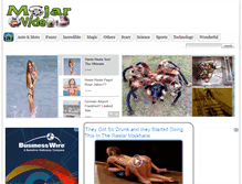 Tablet Screenshot of mojarvideo.com